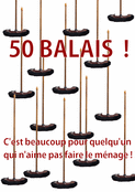 50 balais, un anniversaire joyeux